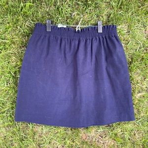 JCrew Navy Blue Linen Shirt Size 8